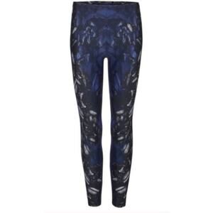 Allsaints Leggings Womens 6 Opium True Cobalt  Blue and Black
